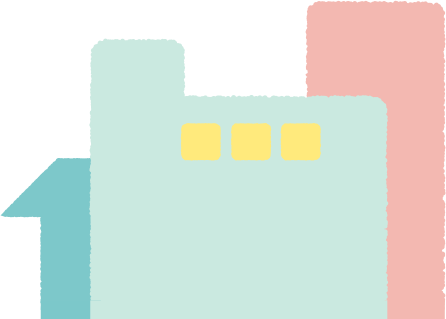 家々のイラスト